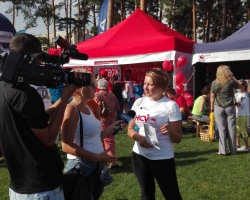Kampania HCV w lokalnych mediach w TV Stella -wypowiedzi udziela Karolina Zakrzewska NIZP-PZH.