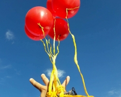 Nasze czerwone balony widać z daleka!